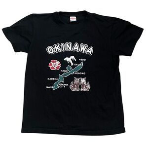 Okinawa Graphic Short Sleeve Tee S Black